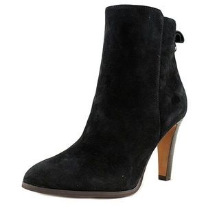Coach Jemma Kid Suede Black Ankle Boots